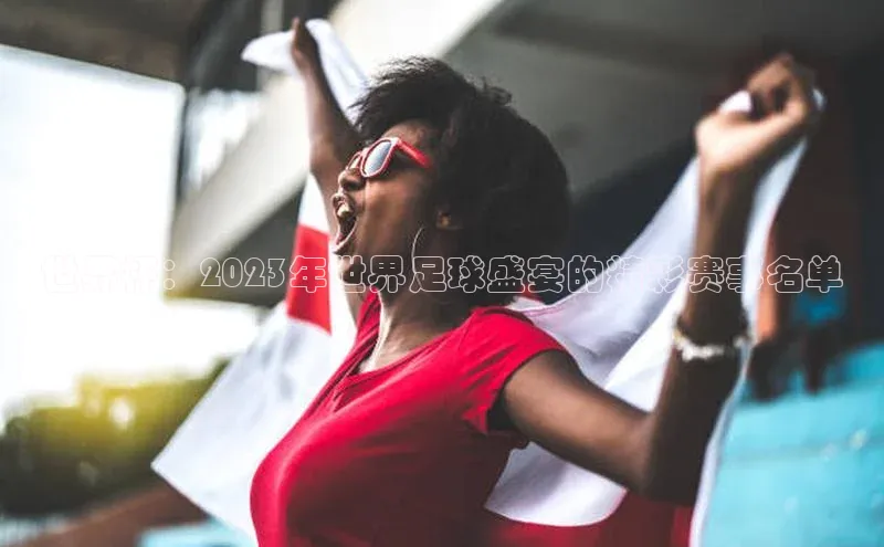 贝博艾佛森代言百家号世界杯：2023年世界足球盛宴的精彩赛事名单