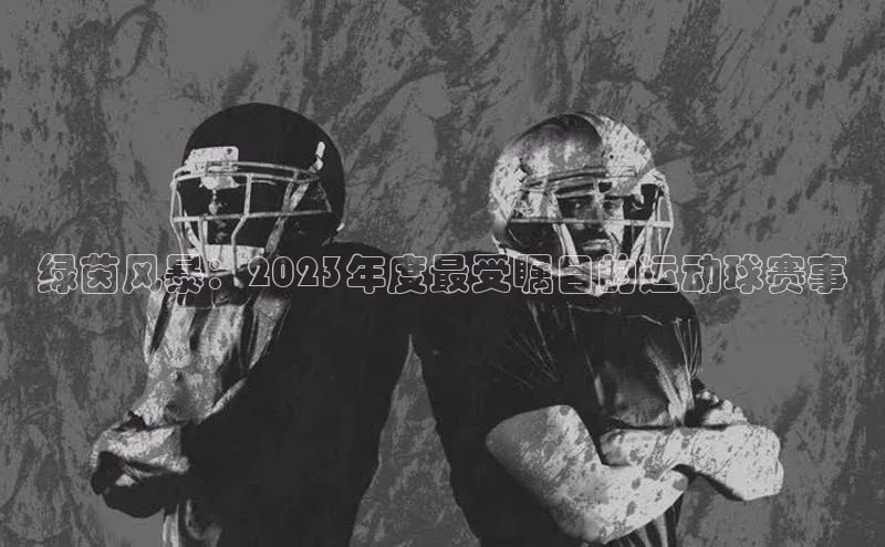 绿茵风暴：2023年度最受瞩目的运动球赛事